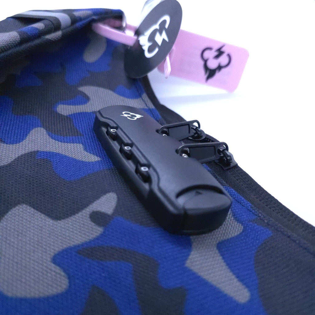 North Carolina Dispensary Smell Proof Crossbody Bag - Fashionable, Discreet + Hidden Lock (FireBar Labs x PBAL)