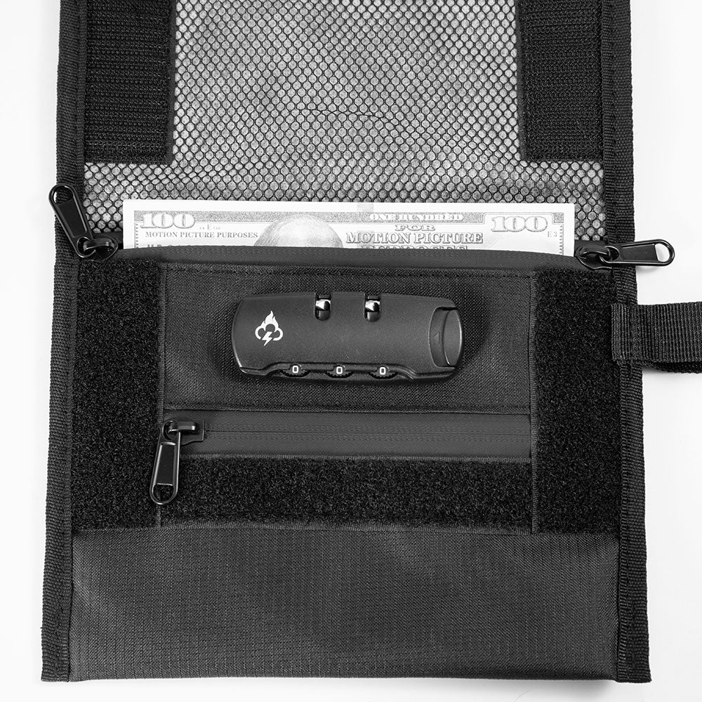 North Carolina Dispensary Smell Proof Travel Wallet - Fashionable, Discreet + Hidden Lock (FireBar Labs x PBAL)