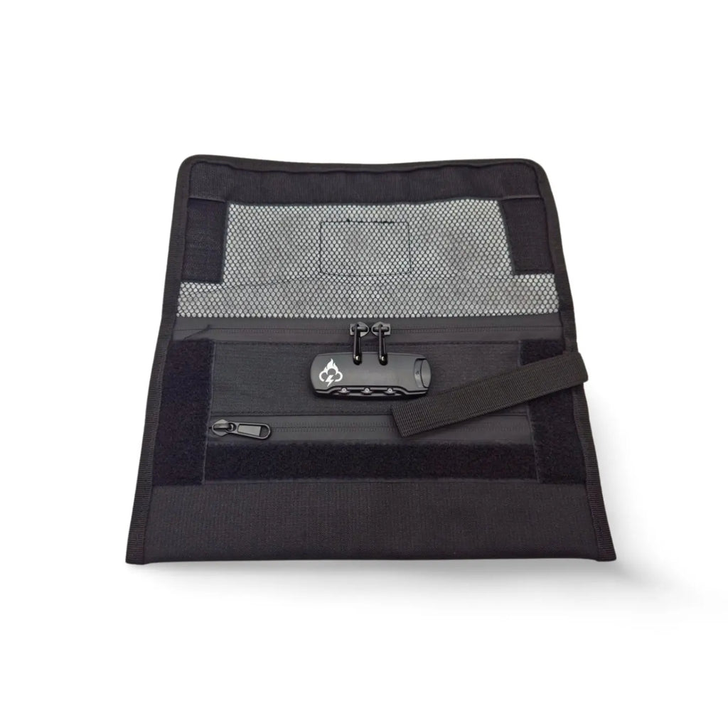 North Carolina Dispensary Smell Proof Travel Wallet - Fashionable, Discreet + Hidden Lock (FireBar Labs x PBAL)