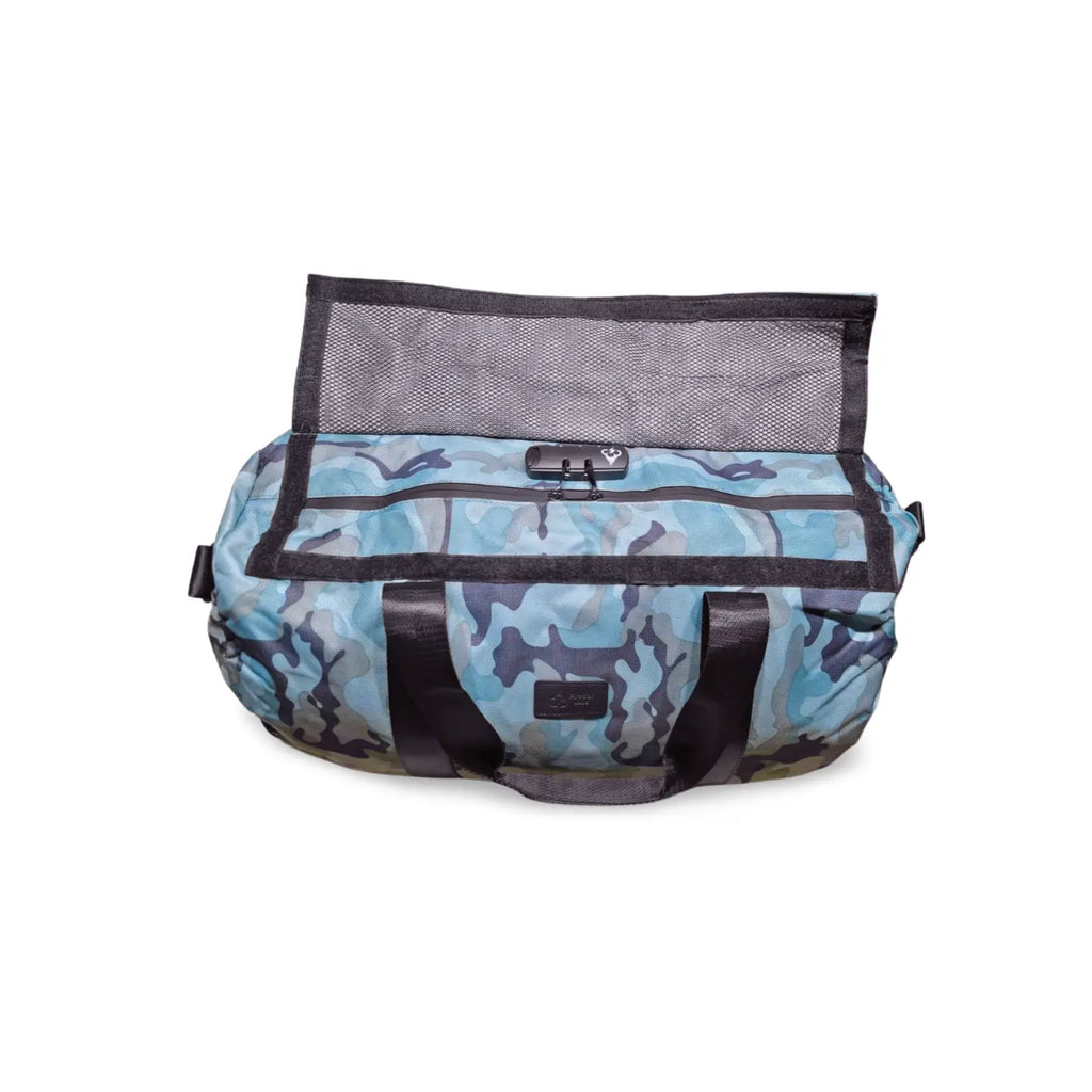 North Carolina Dispensary Smell Proof Max Duffle Bag - Fashionable, Discreet + Hidden Lock (FireBar Labs x PBAL)