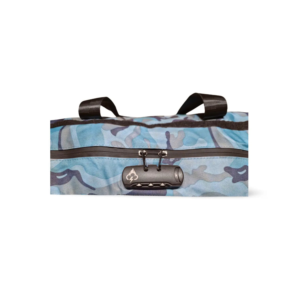 North Carolina Dispensary Smell Proof Max Duffle Bag - Fashionable, Discreet + Hidden Lock (FireBar Labs x PBAL)