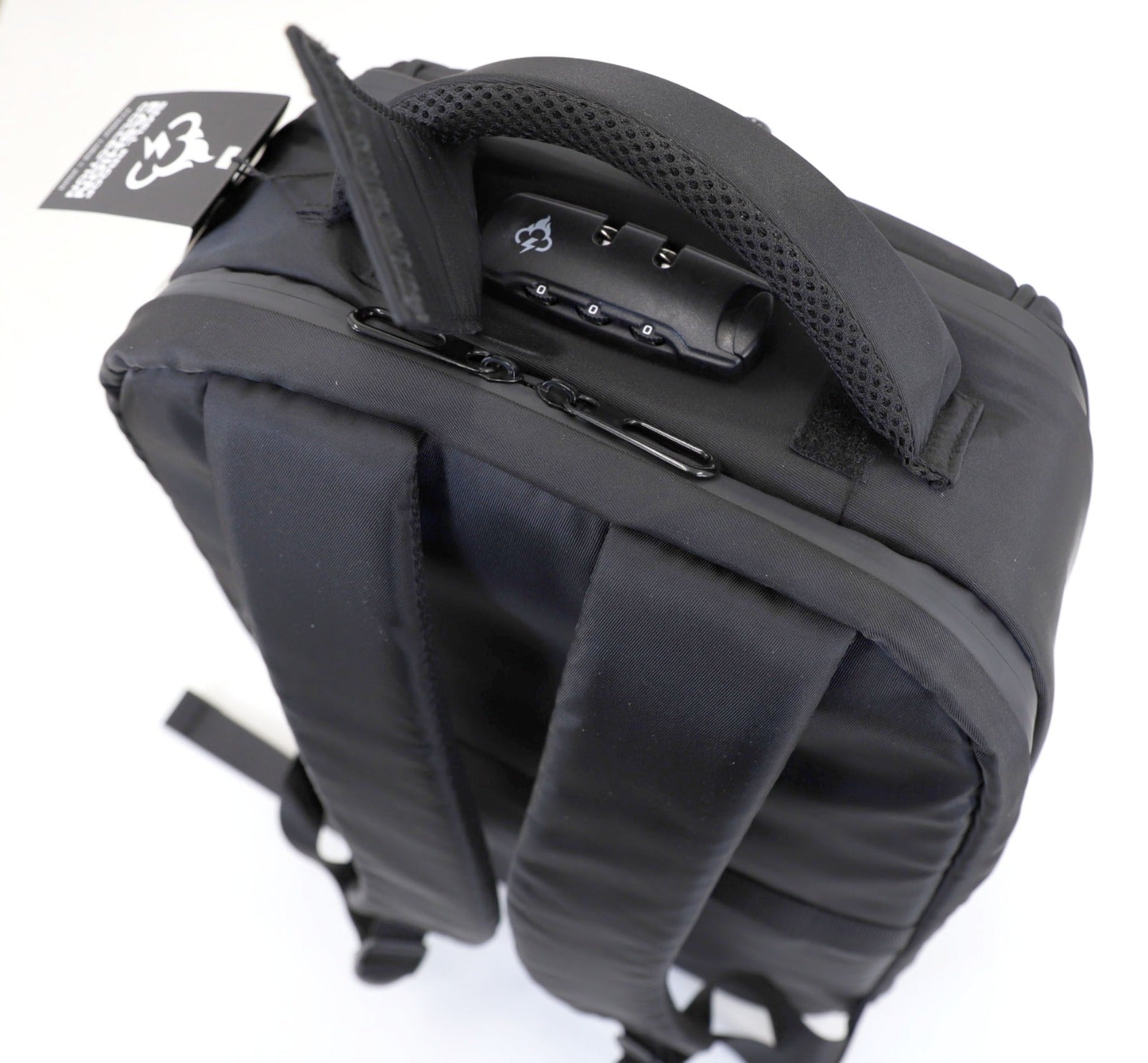 North Carolina Dispensary Executive Tech Elite Backpack w/USB-C Fast Charge Port + Hidden Lock (FireBar Labs x PBAL)