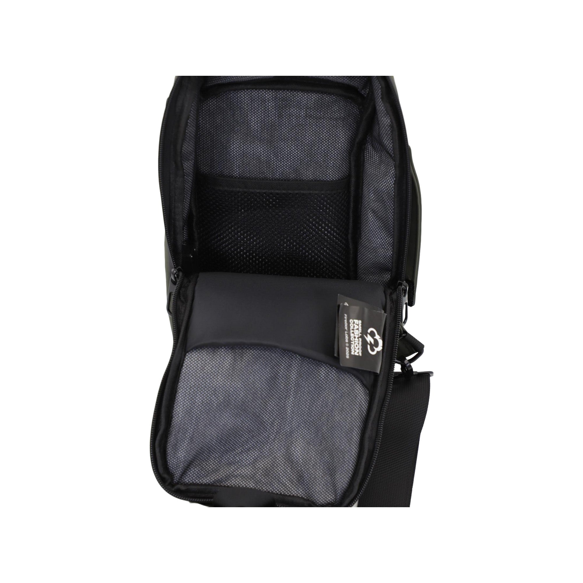 North Carolina Dispensary Executive Tech Smell Proof Crossbody w/USB-C Fast Charge Port + Hidden Lock (FireBar Labs x PBAL)