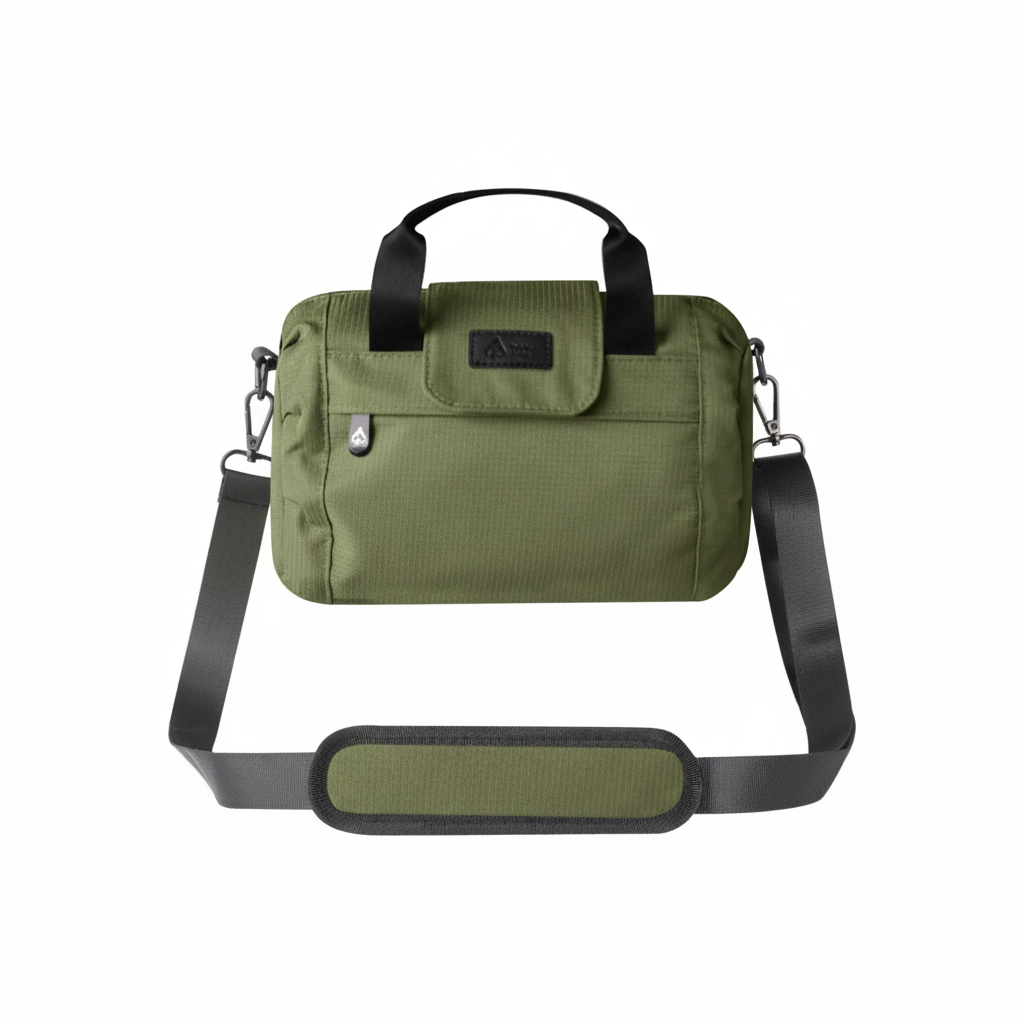North Carolina Dispensary Smell Proof Mini Duffle Bag - Fashionable, Discreet + Hidden Lock (FireBar Labs x PBAL)