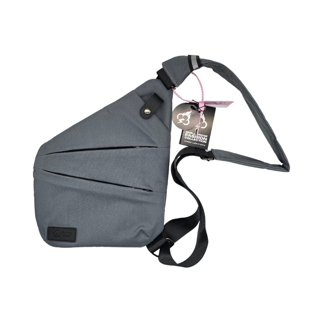 North Carolina Dispensary Smell Proof Crossbody Bag - Fashionable, Discreet + Hidden Lock (FireBar Labs x PBAL)