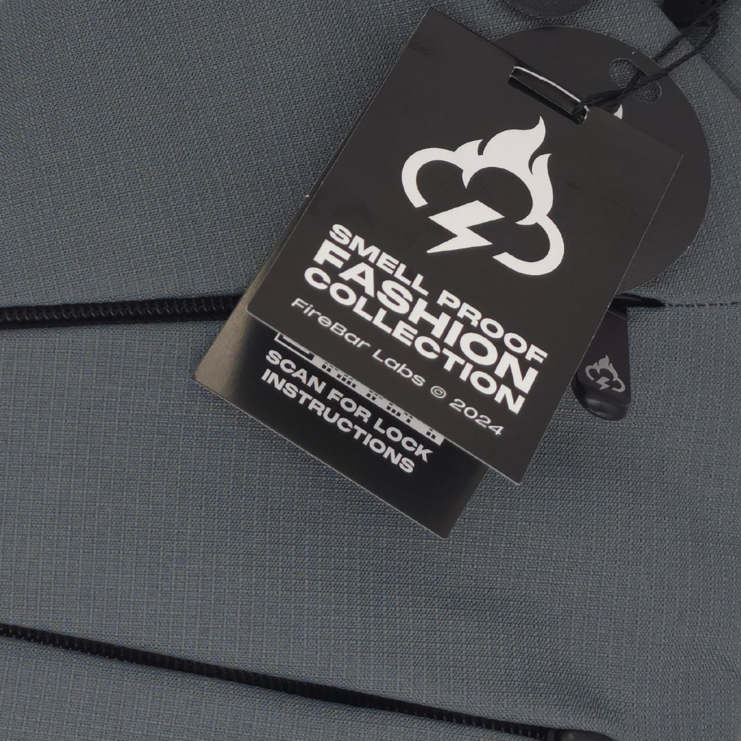 North Carolina Dispensary Smell Proof Crossbody Bag - Fashionable, Discreet + Hidden Lock (FireBar Labs x PBAL)