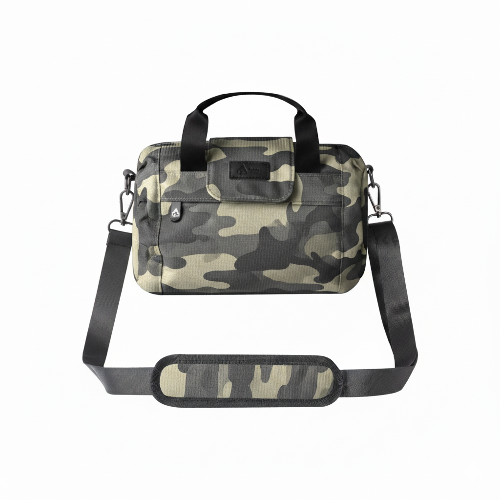 North Carolina Dispensary Smell Proof Mini Duffle Bag - Fashionable, Discreet + Hidden Lock (FireBar Labs x PBAL)