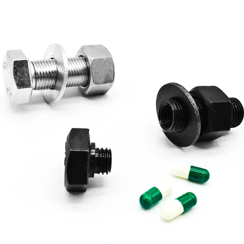 North Carolina Dispensary Hidden Screw Bolt Stash Safe — Metal Diversion Container for Cash, Pills & Small Valuables