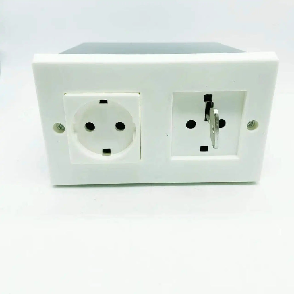 North Carolina Dispensary Hidden Wall Safe Double Plug European Socket Diversion Stash Box with Key