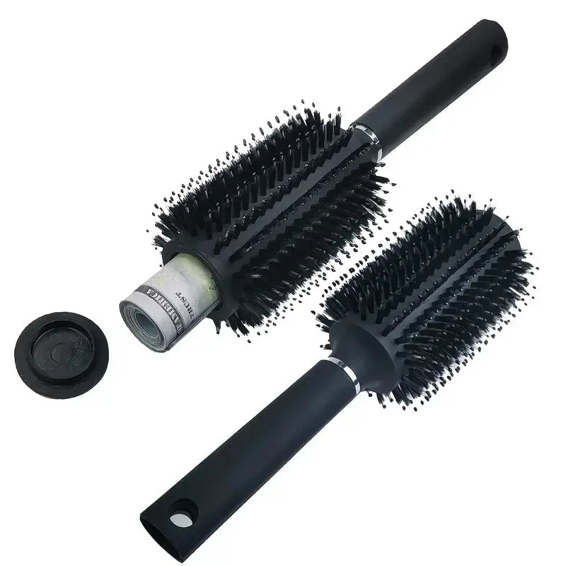 North Carolina Dispensary Hidden Compartment Hair Brush Comb Discreet Stash Safe for Travel and Home