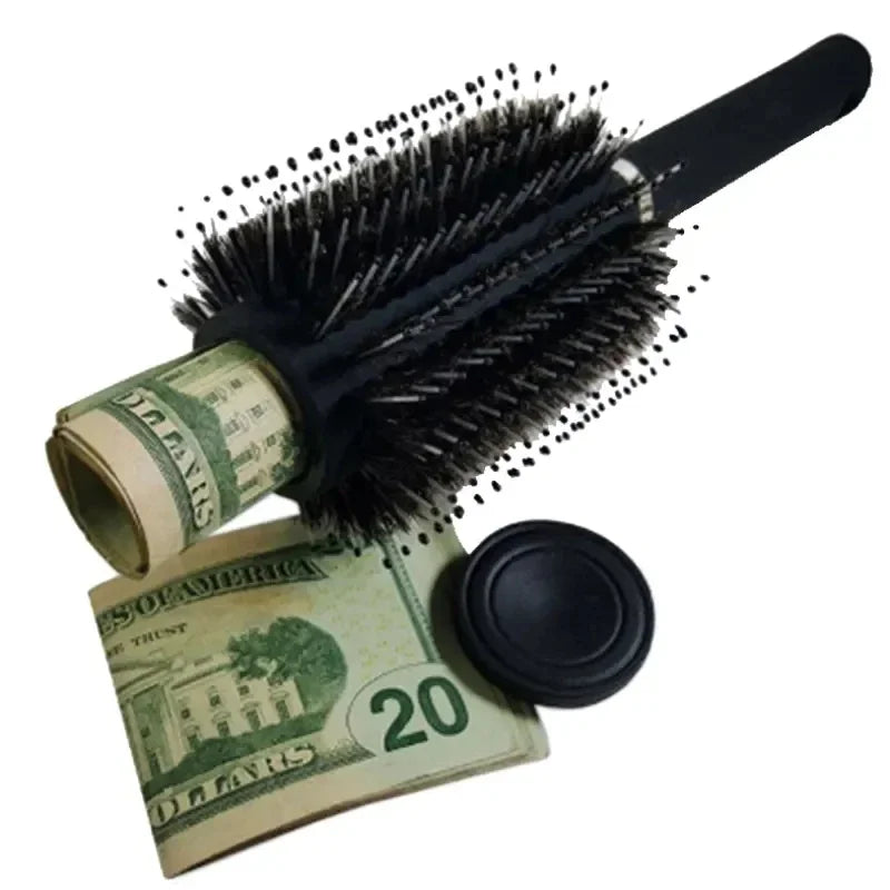 North Carolina Dispensary Hidden Compartment Hair Brush Comb Discreet Stash Safe for Travel and Home