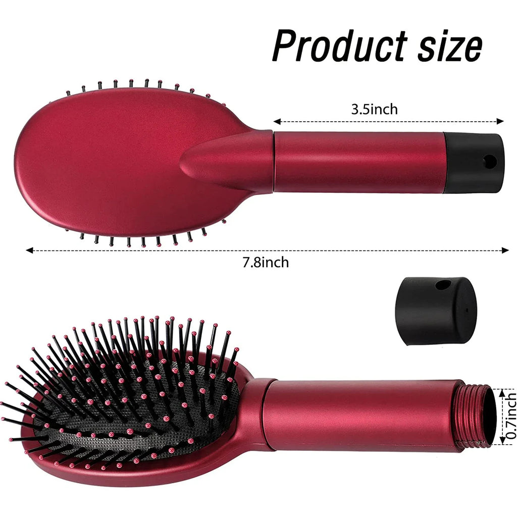 North Carolina Dispensary Hidden Stash Hair Brush Safe - Discreet Diversion Hair Comb with Secret Compartment for Cash, Jewelry & USB