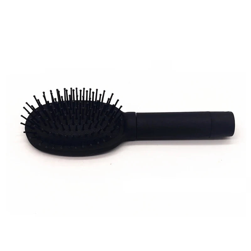 North Carolina Dispensary Hidden Stash Hair Brush Safe - Discreet Diversion Hair Comb with Secret Compartment for Cash, Jewelry & USB