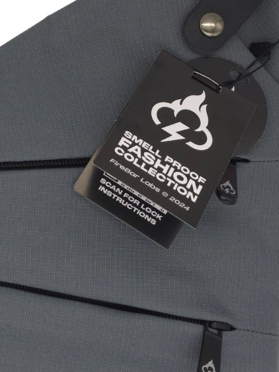 North Carolina Dispensary Smell Proof Crossbody Bag - Fashionable, Discreet + Hidden Lock (FireBar Labs x PBAL)