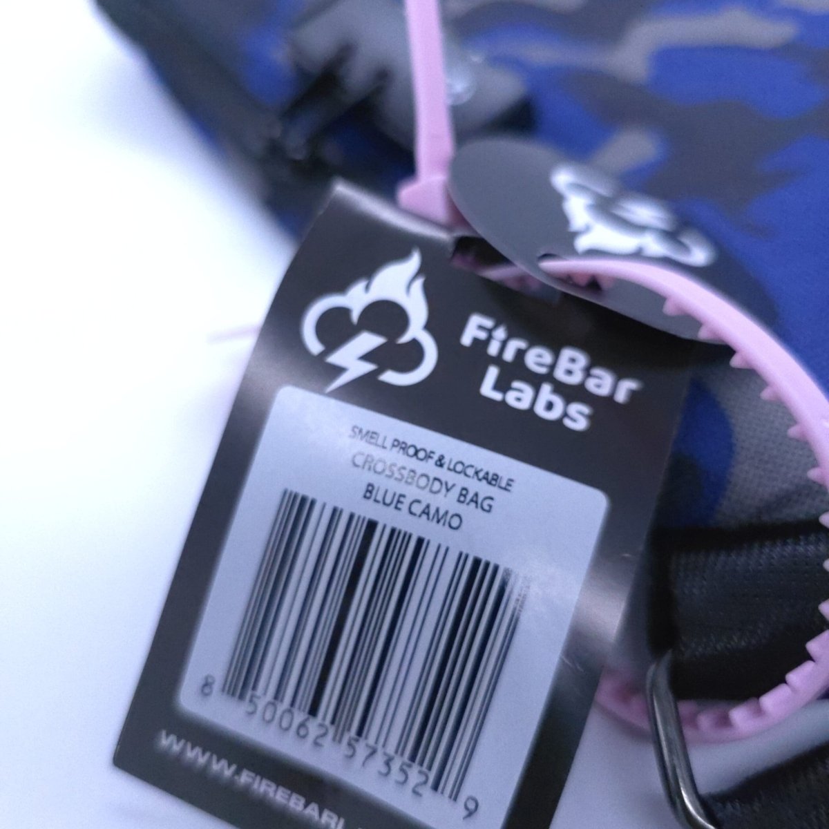North Carolina Dispensary Smell Proof Crossbody Bag - Fashionable, Discreet + Hidden Lock (FireBar Labs x PBAL)