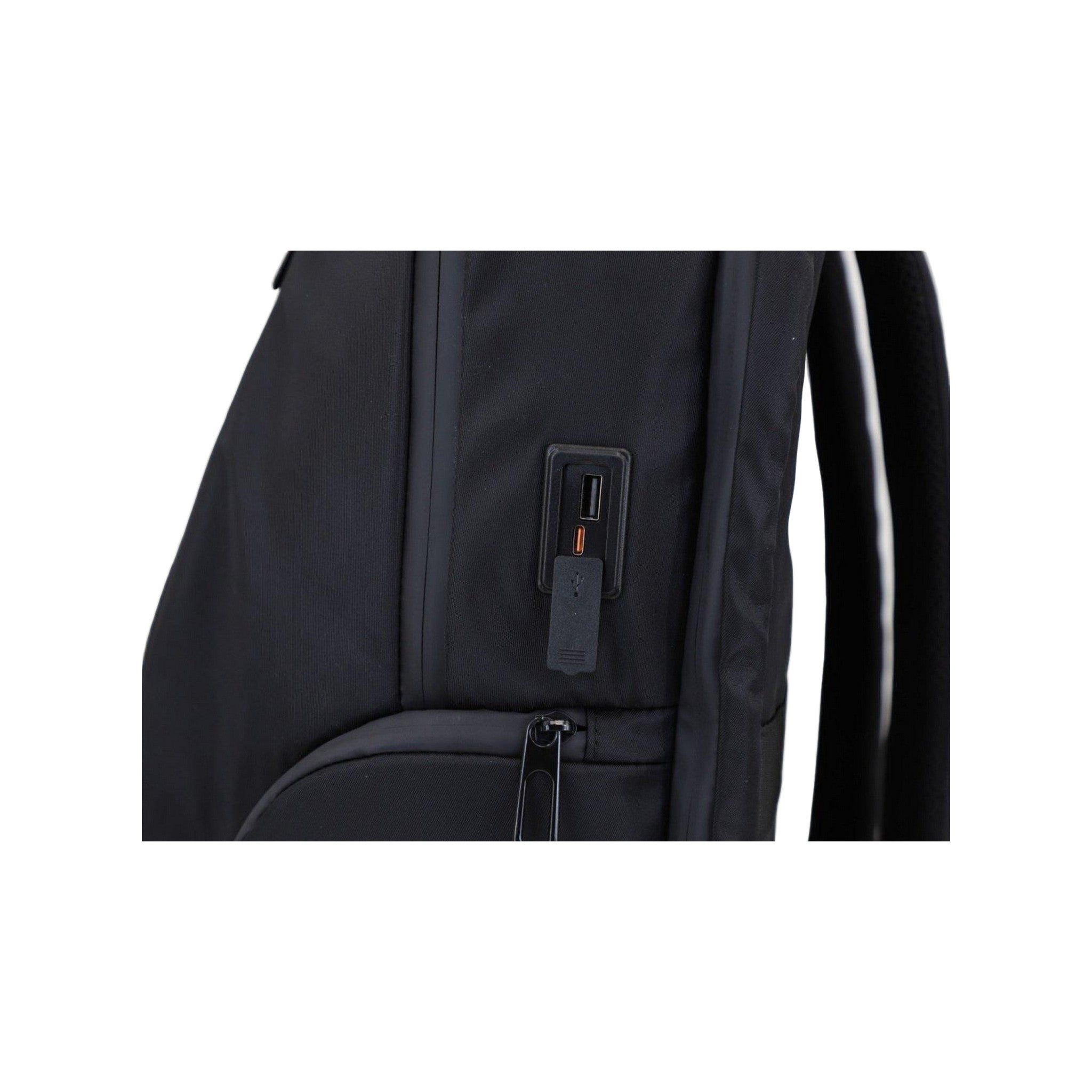 North Carolina Dispensary Executive Tech Elite Backpack w/USB-C Fast Charge Port + Hidden Lock (FireBar Labs x PBAL)