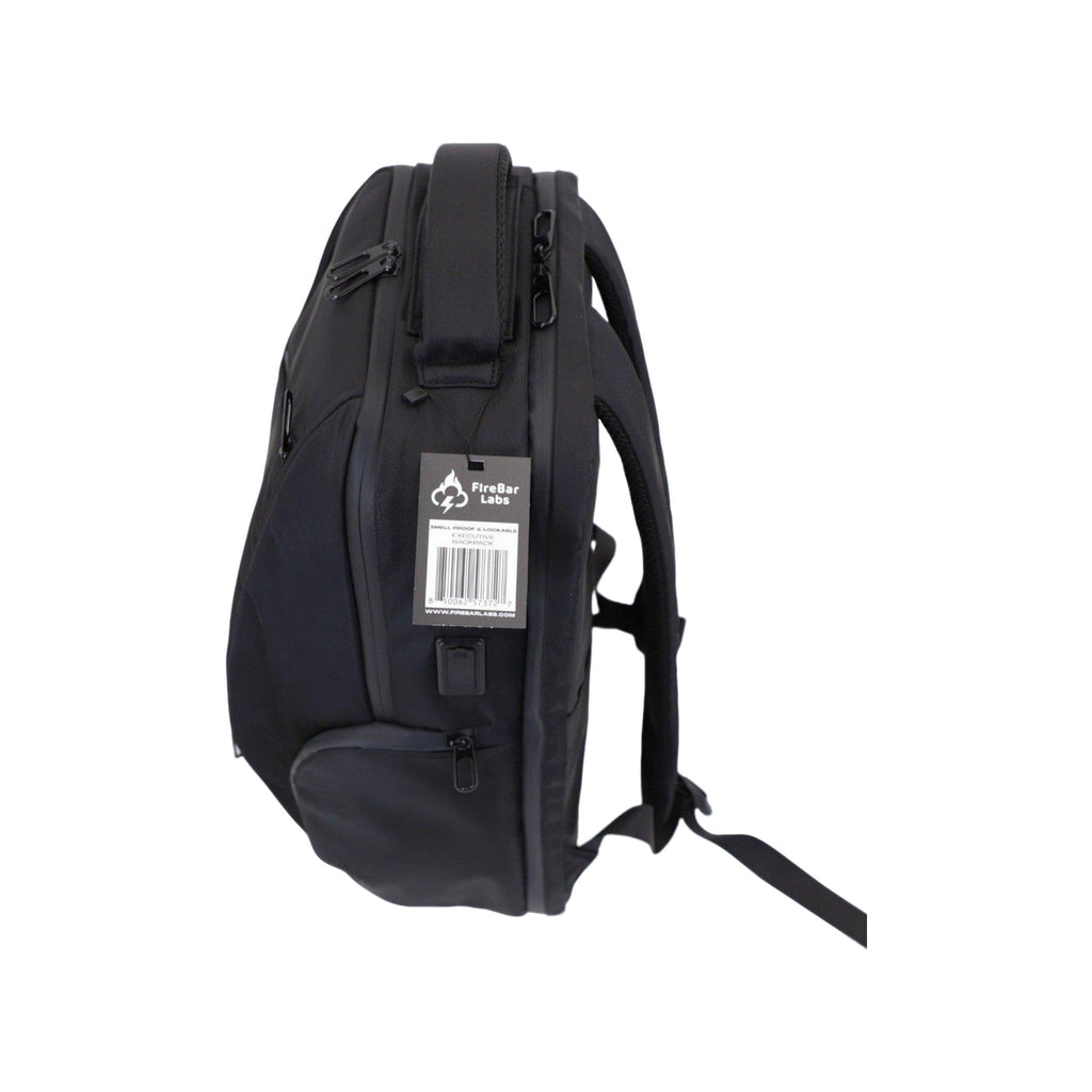 North Carolina Dispensary Executive Tech Elite Backpack w/USB-C Fast Charge Port + Hidden Lock (FireBar Labs x PBAL)