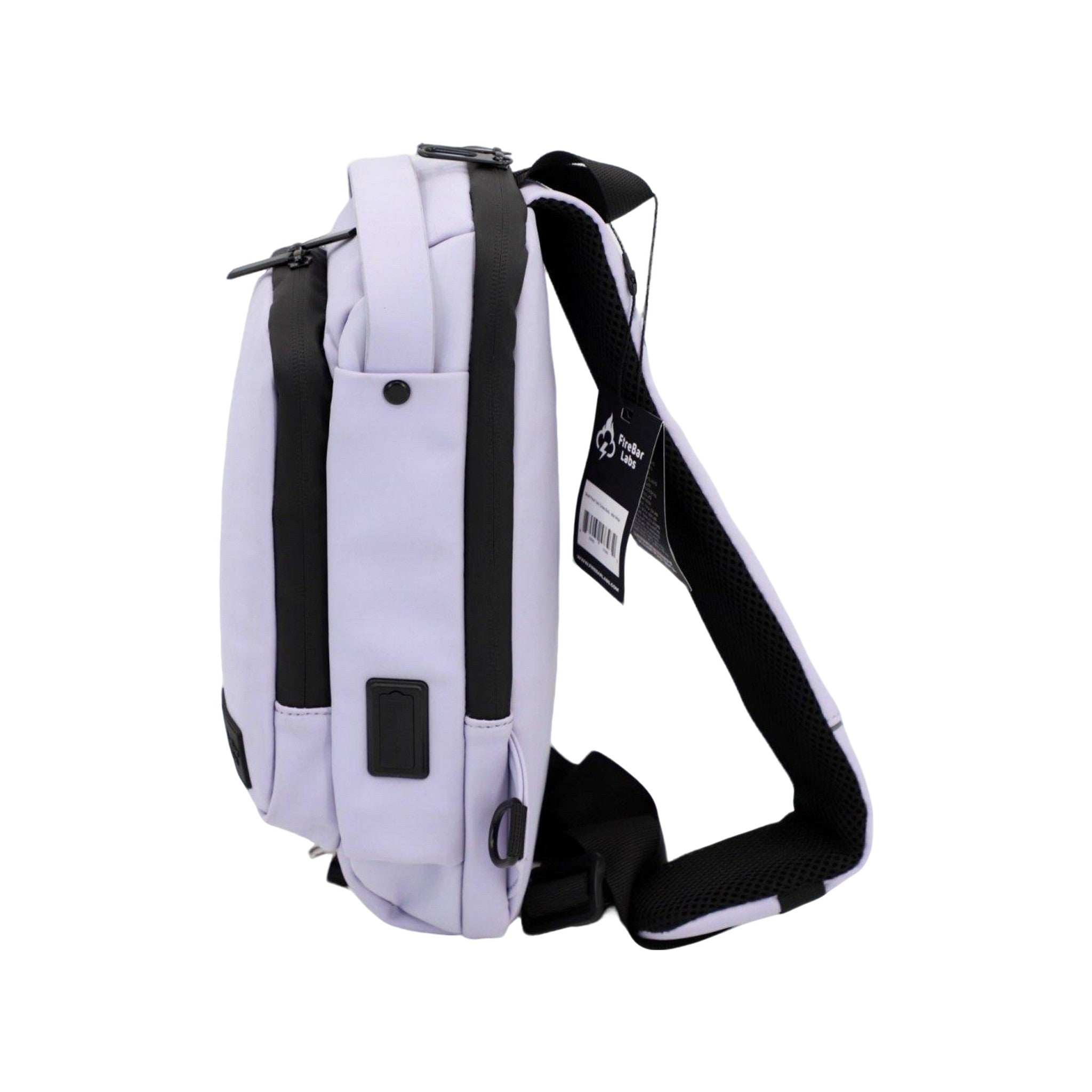 North Carolina Dispensary Executive Tech Smell Proof Crossbody w/USB-C Fast Charge Port + Hidden Lock (FireBar Labs x PBAL)