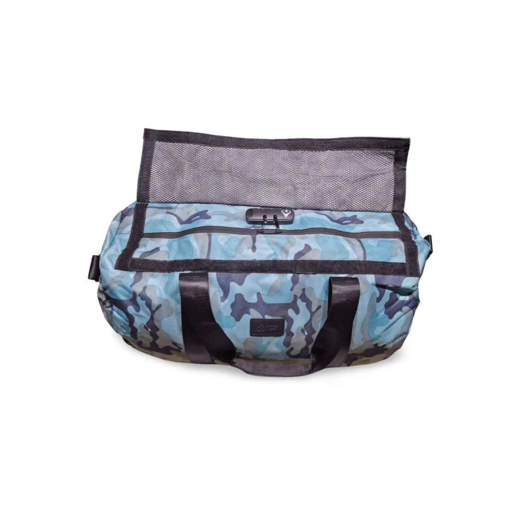 North Carolina Dispensary Smell Proof Max Duffle Bag - Fashionable, Discreet + Hidden Lock (FireBar Labs x PBAL)