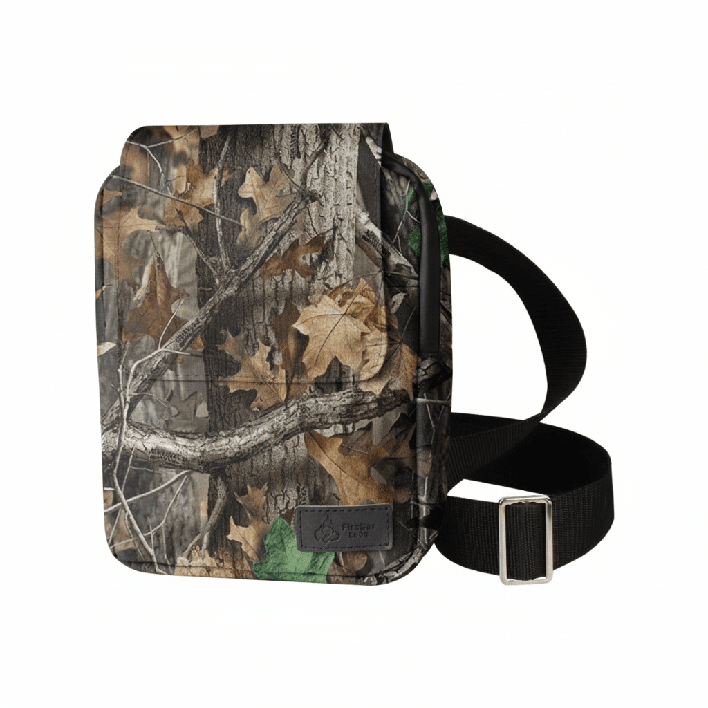 North Carolina Dispensary Smell Proof Messenger Bag - Fashionable, Discreet + Hidden Lock (FireBar Labs x PBAL)