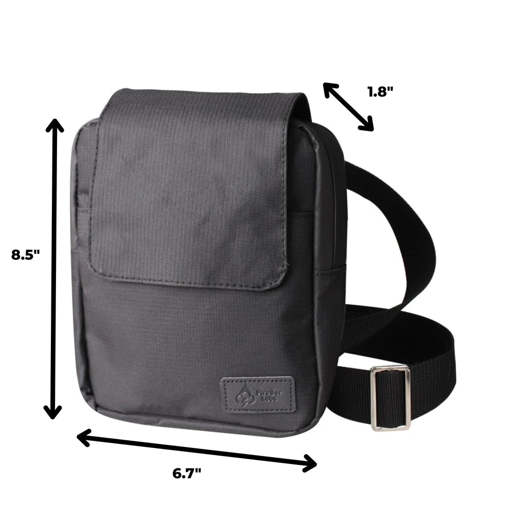 North Carolina Dispensary Smell Proof Messenger Bag - Fashionable, Discreet + Hidden Lock (FireBar Labs x PBAL)