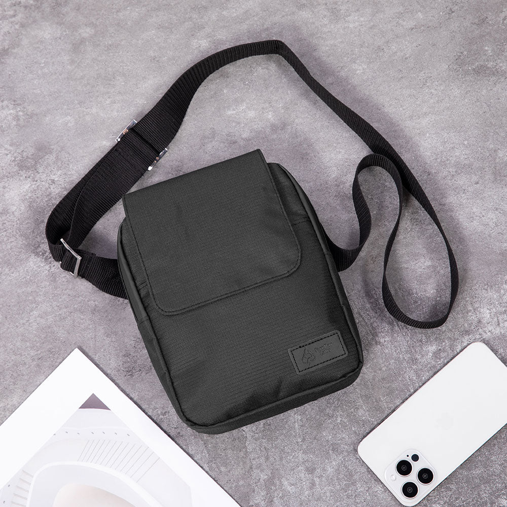 North Carolina Dispensary Smell Proof Messenger Bag - Fashionable, Discreet + Hidden Lock (FireBar Labs x PBAL)