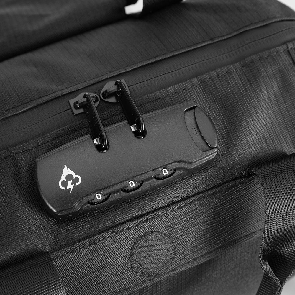 North Carolina Dispensary Smell Proof Mini Duffle Bag - Fashionable, Discreet + Hidden Lock (FireBar Labs x PBAL)
