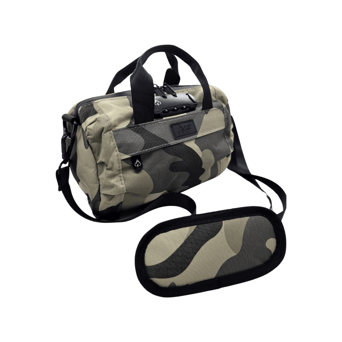 North Carolina Dispensary Smell Proof Mini Duffle Bag - Fashionable, Discreet + Hidden Lock (FireBar Labs x PBAL)