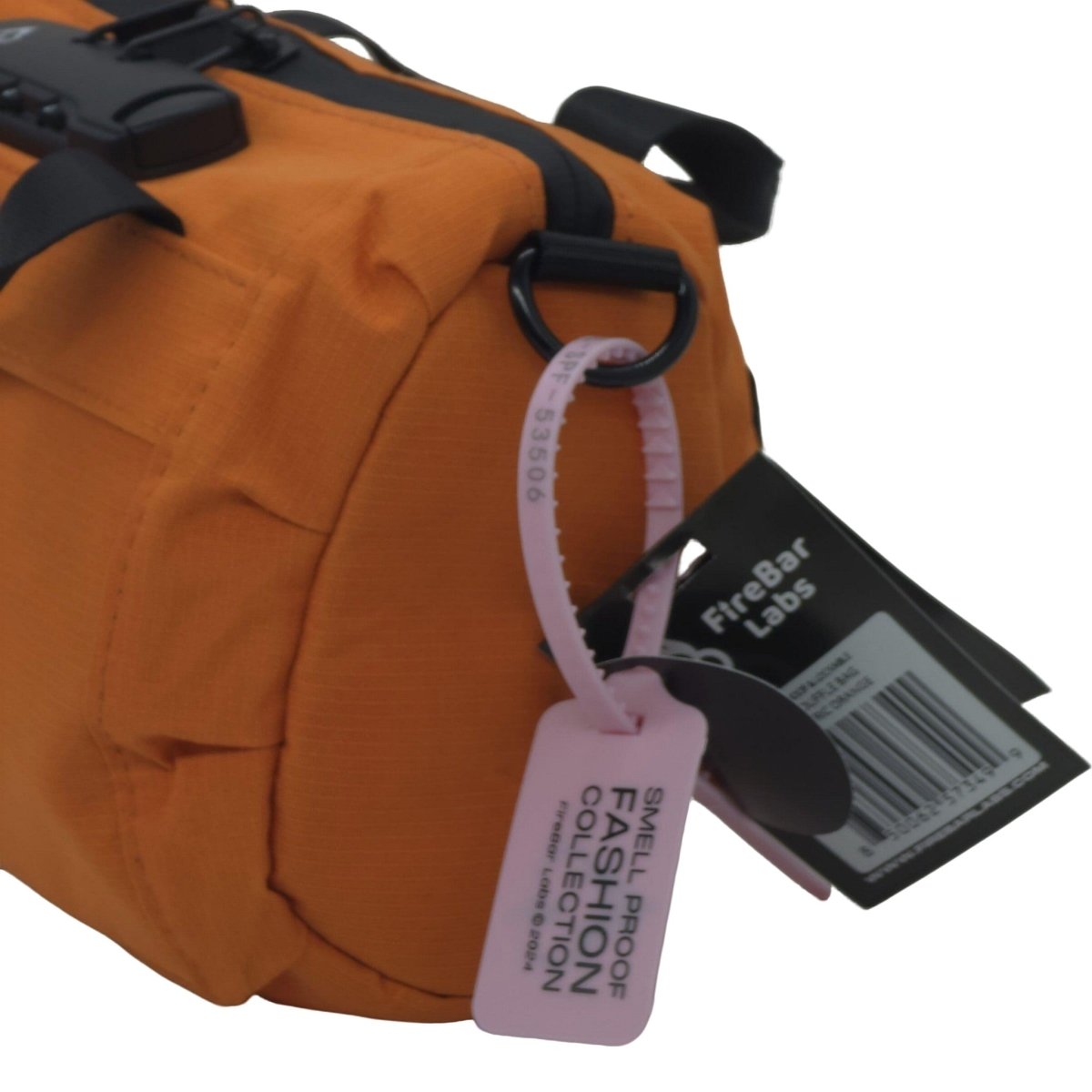 North Carolina Dispensary Smell Proof Mini Duffle Bag - Fashionable, Discreet + Hidden Lock (FireBar Labs x PBAL)