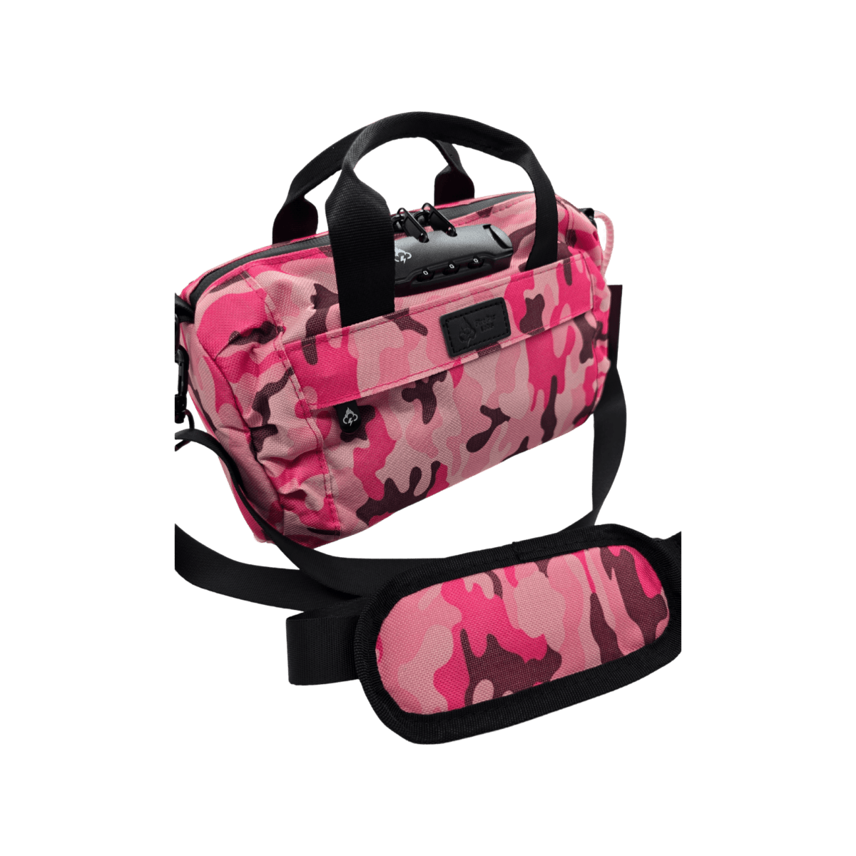 North Carolina Dispensary Smell Proof Mini Duffle Bag - Fashionable, Discreet + Hidden Lock (FireBar Labs x PBAL)