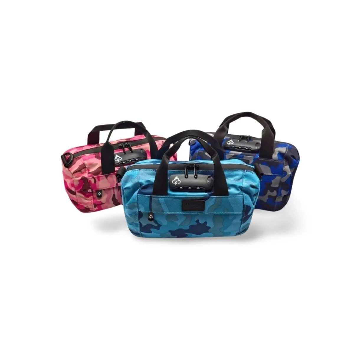 North Carolina Dispensary Smell Proof Mini Duffle Bag - Fashionable, Discreet + Hidden Lock (FireBar Labs x PBAL)