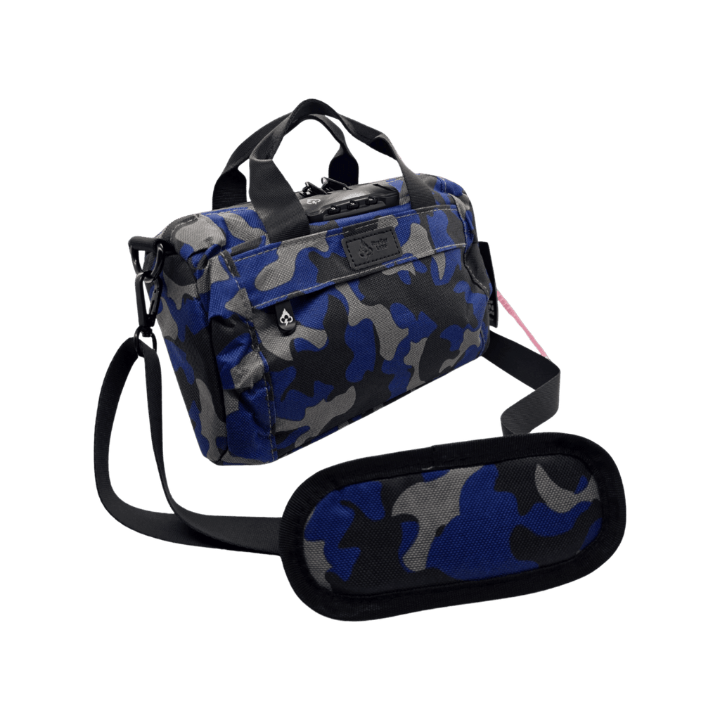 North Carolina Dispensary Smell Proof Mini Duffle Bag - Fashionable, Discreet + Hidden Lock (FireBar Labs x PBAL)
