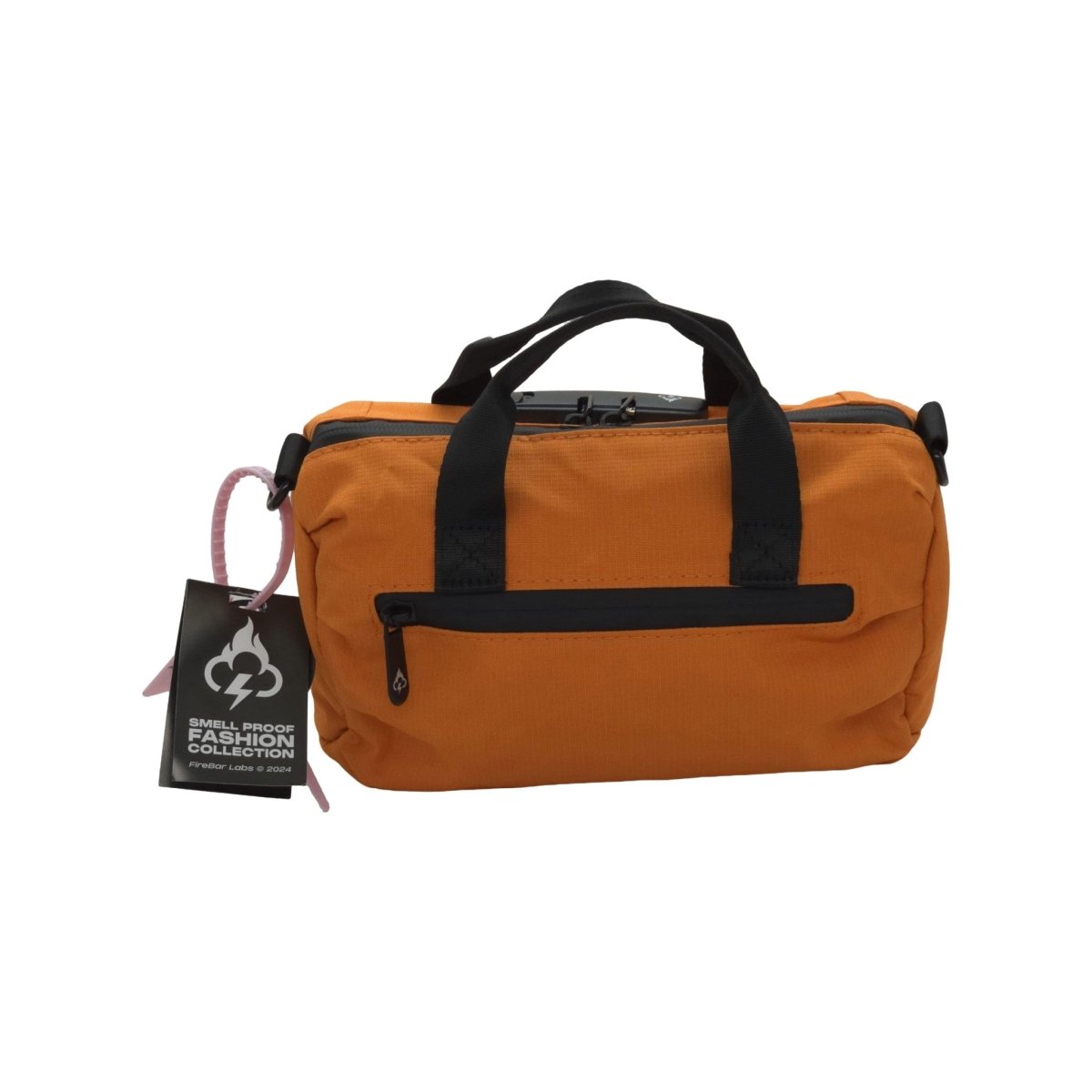 North Carolina Dispensary Smell Proof Mini Duffle Bag - Fashionable, Discreet + Hidden Lock (FireBar Labs x PBAL)