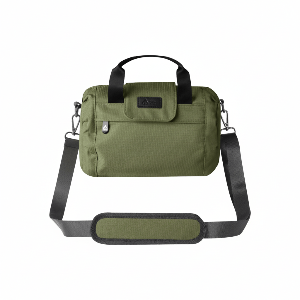North Carolina Dispensary Smell Proof Mini Duffle Bag - Fashionable, Discreet + Hidden Lock (FireBar Labs x PBAL)