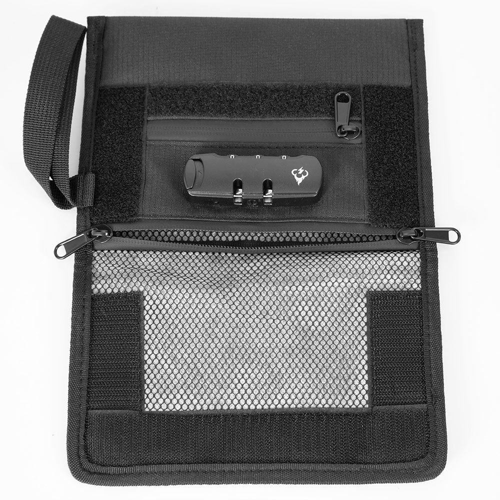 North Carolina Dispensary Smell Proof Travel Wallet - Fashionable, Discreet + Hidden Lock (FireBar Labs x PBAL)